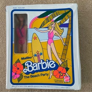 Vintage 1979 Malibu Barbie The Beach Party, NIB